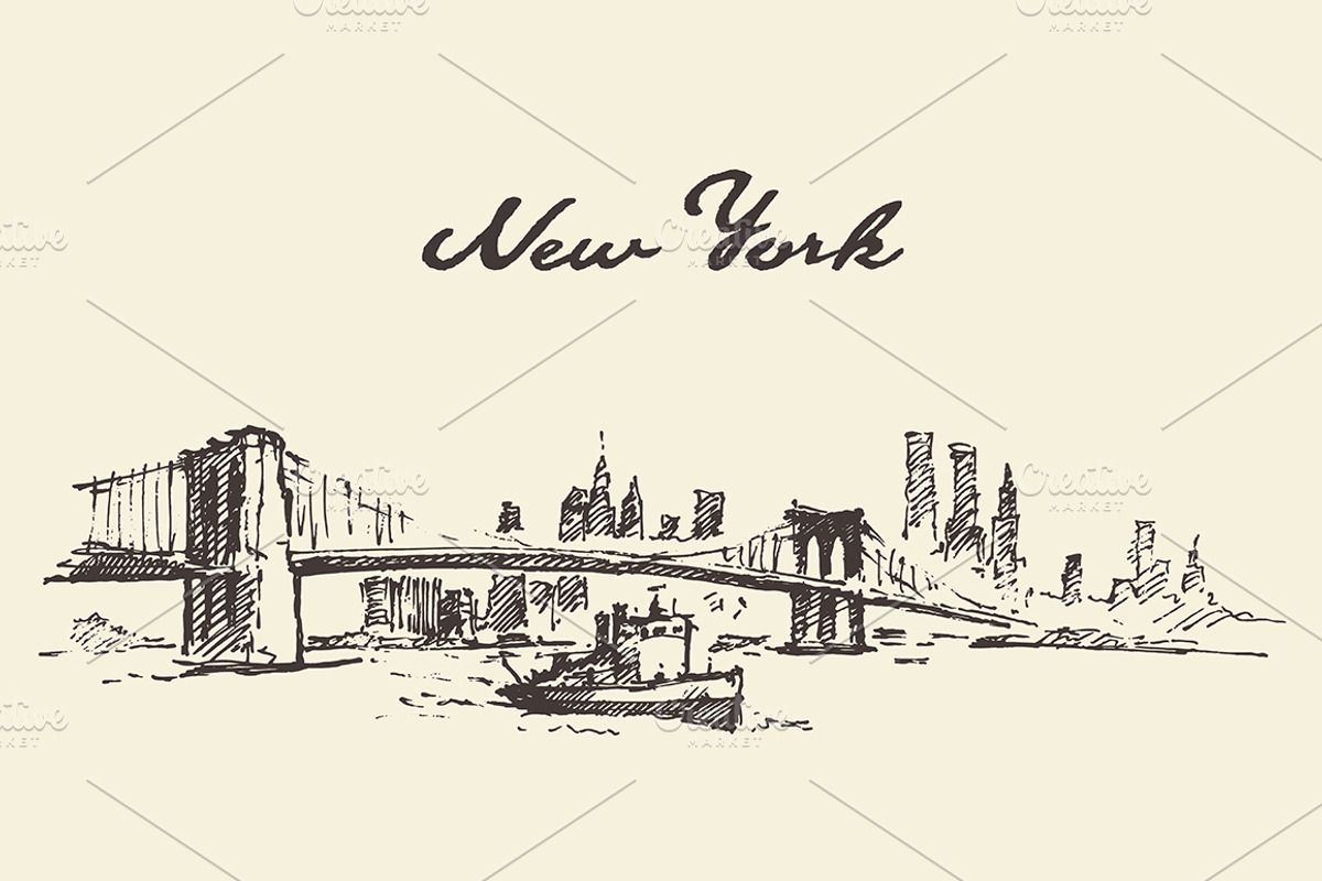 New York city, an Illustration by TheMountBirdStudio