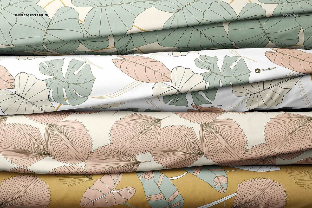 Fabric Stack Mockup Set, a Merchandise Mockup by creatsy2 (Photo 6 of 10)