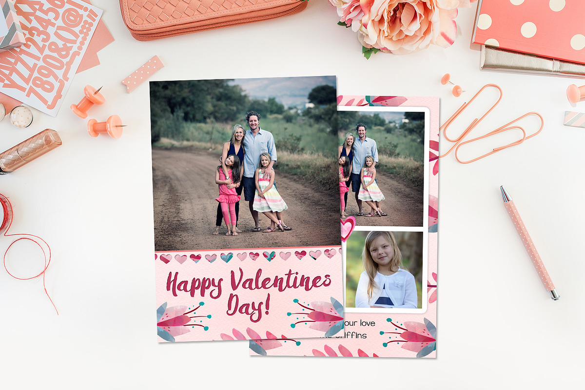 Valentine's Card | Floral Bloom, a Card Template by Sleeklens (Photo 3 of 3)