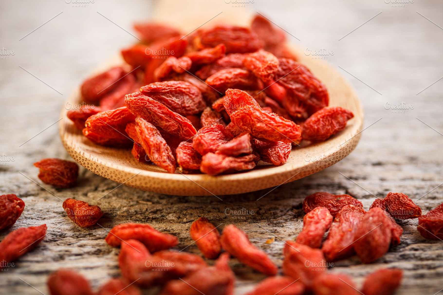 Dried goji berries stock photo containing goji and berry