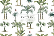 Monkeys and palms, a Pattern Graphic by Anyuka (Thumbnail 6 of 12)
