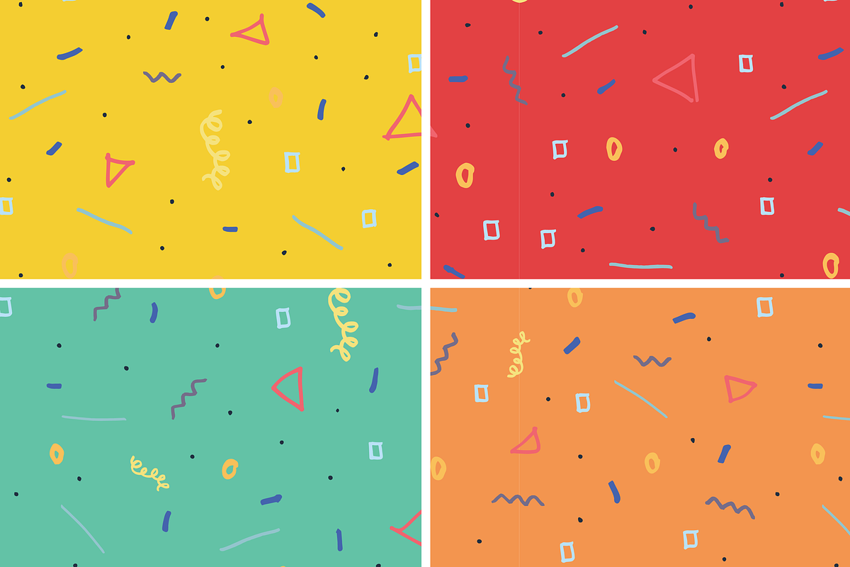 Confetti Pattern Set, a Pattern Graphic by annakatecreates (Photo 5 of 5)