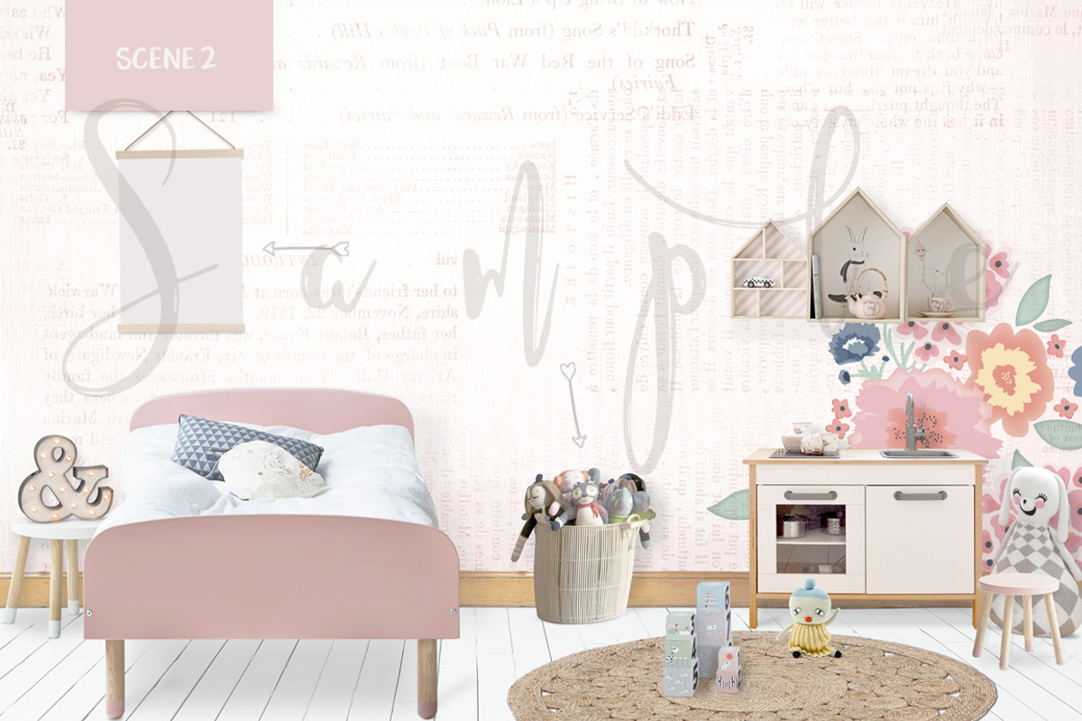 Kids Room Wall/Frame Mock Up 2, a Print Template by Whimsicality (Photo 4 of 7)