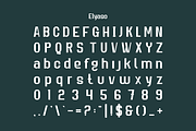 Elyaso - Corporate Logo Font, a Sans Serif Font by Iqsiart Studio (Thumbnail 6 of 7)