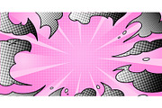 Comic book background with halftone, a Texture Illustration by art PVP - market (Thumbnail 1 of 3)