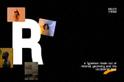Roclette Display Typeface, a Sans Serif Font by Foxtype (Thumbnail 2 of 10)