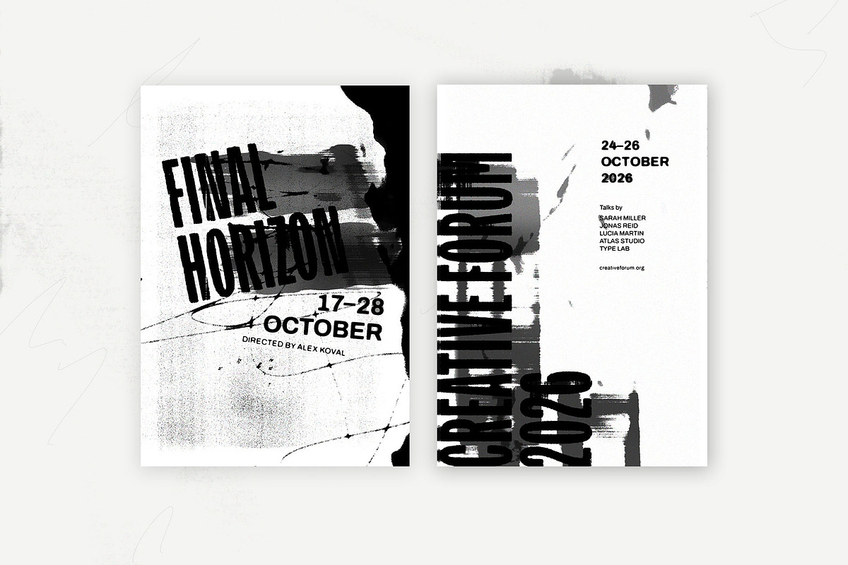 Ink Poster Templates, a Poster Template by Inartflow (Photo 10 of 14)