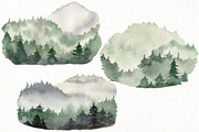 Watercolor forest., an Animal Illustration by TaPilipa (Thumbnail 5 of 10)