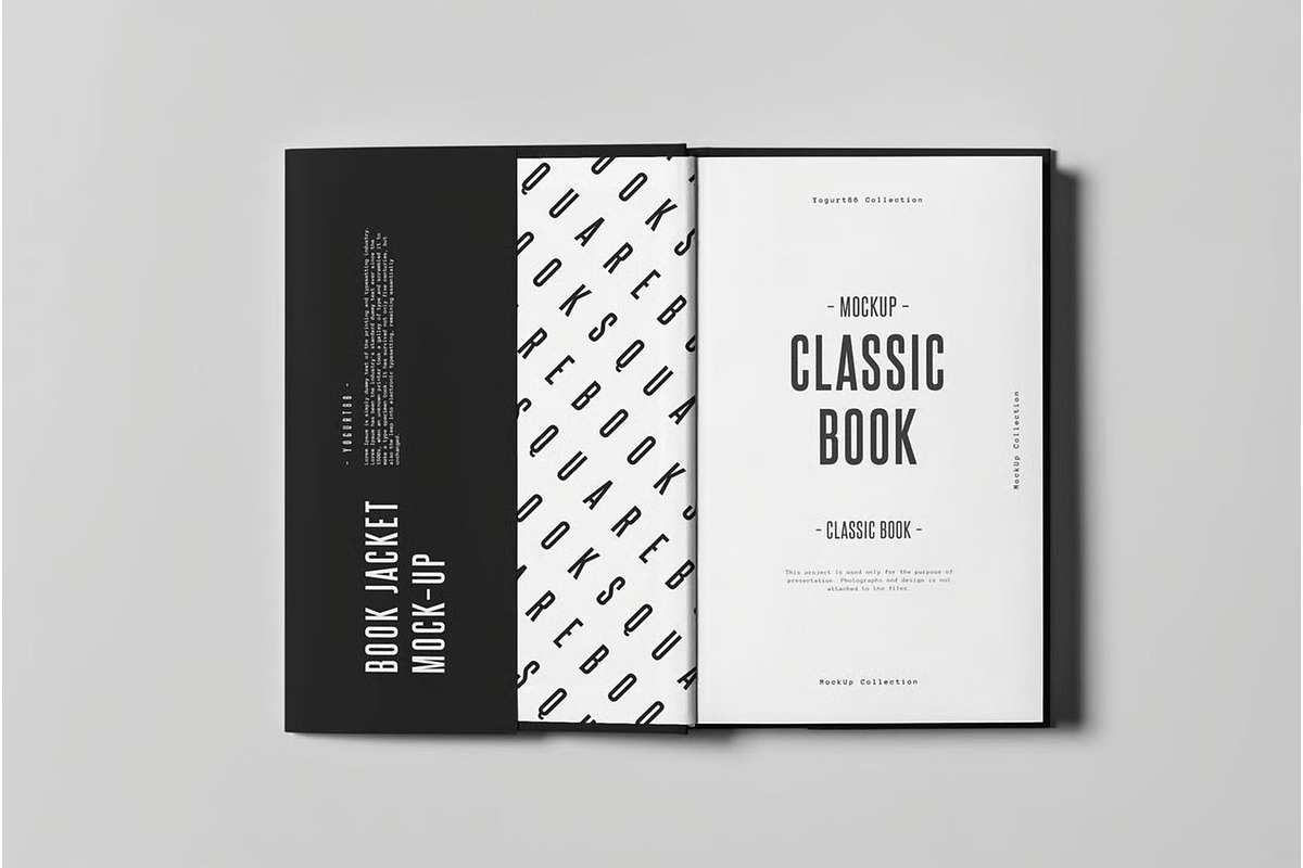 Book / Book Jacket Mock-up, an Advertising Mockup by zippypixelstudio (Photo 11 of 11)