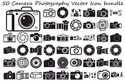 Camera Photography Vector Icon Bundl, an Illustration by Amazin_art (Thumbnail 1 of 51)