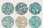 Blue Ditsy Floral Seamless Patterns, a Pattern Graphic by Natural Planners (Thumbnail 5 of 8)