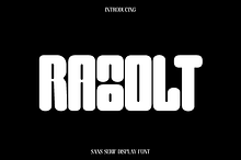 Ranoolt - Sans Serif Display Font