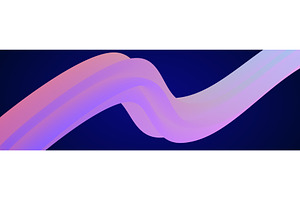 3d Gradient Shape. Beautiful