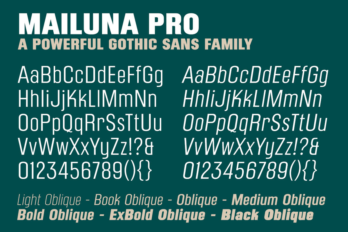 Mailuna Pro Family preview 2
