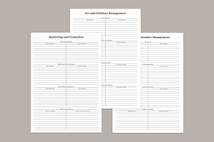 Event Planner Pages Set V-10