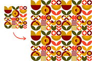 Spring Geometric Floral Pattern, a Pattern Graphic by ItsReksita Pattern (Thumbnail 7 of 10)
