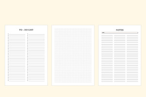 Digital Student Planner Template