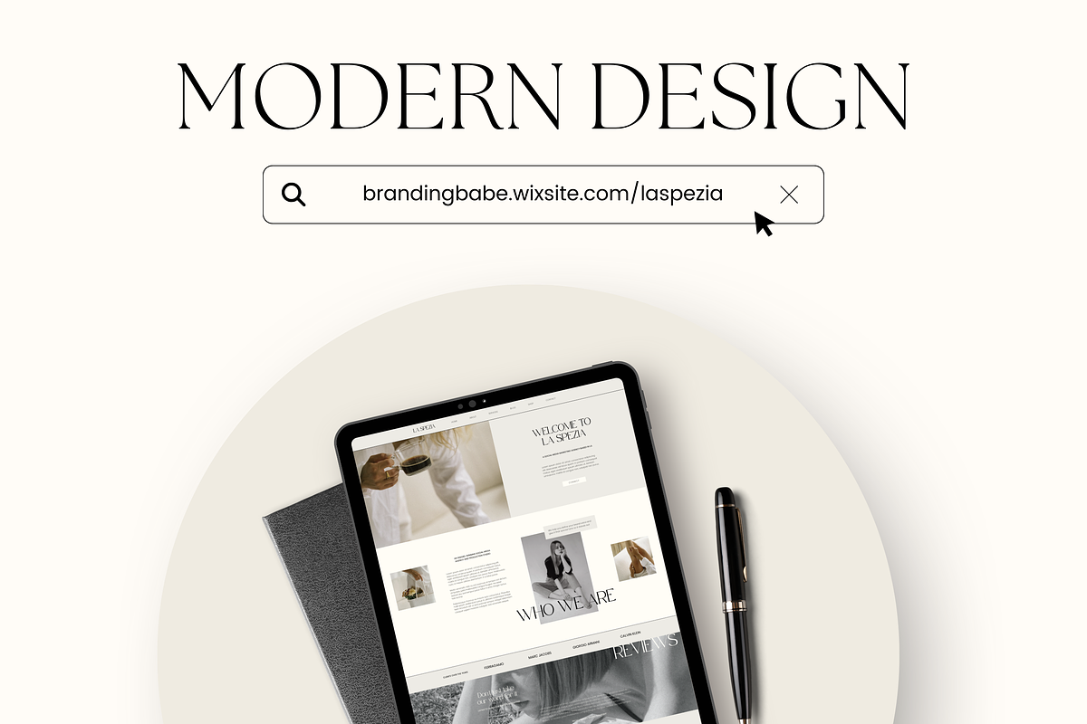 Wix Website Template Small Business, a Wix Template by Branding Babe Co. (Photo 7 of 10)