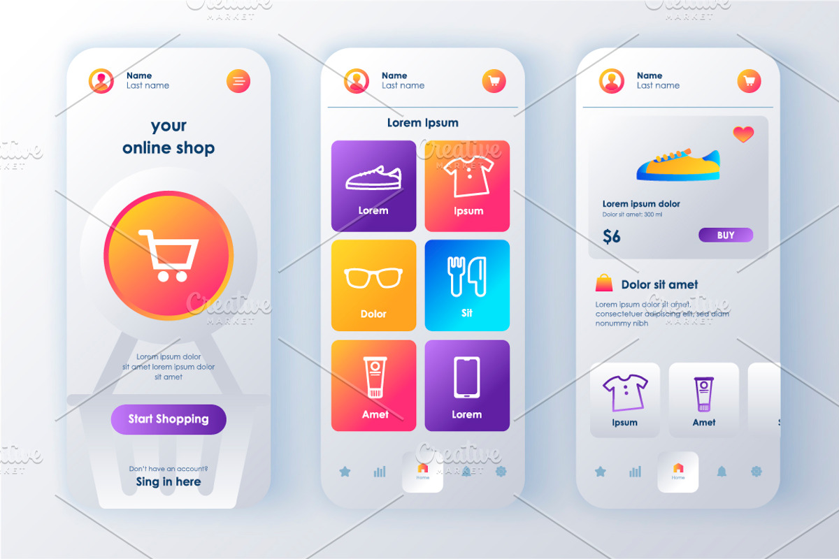 Unique Mobile App UI Kit, an App Template by alexdndz (Photo 34 of 36)