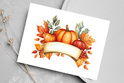 Vintage Thanksgiving Clipart, an Illustration by Canvas Craft (Thumbnail 6 of 7)