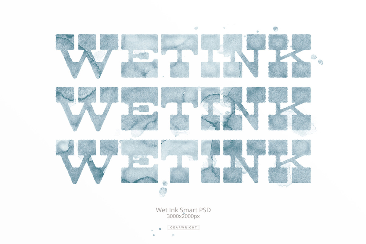 Wet Ink Smart PSD preview 3