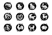 Chinese Zodiac Signs, an Animal Illustration by Baksiabat (Thumbnail 3 of 5)