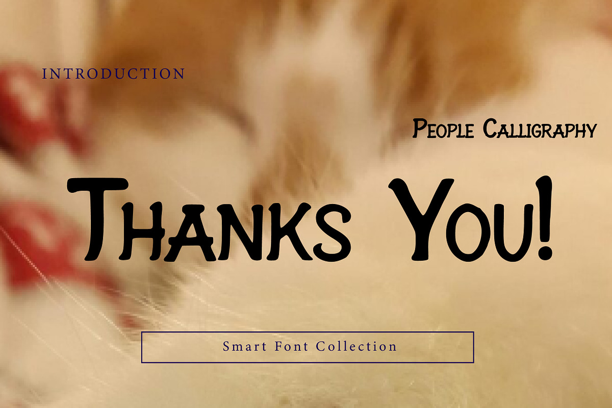 People calligraphy, a Script Font by Wow Magic (Photo 3 of 3)