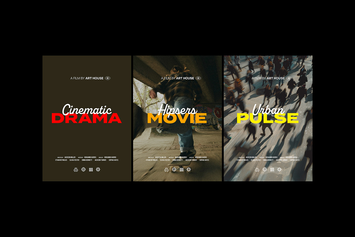 Art Film Poster Template, a Poster Template by Design Squad (Photo 2 of 2)