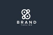 Infinity pin droplet logo design, a Branding & Logo Template by Amadul11 (Thumbnail 1 of 5)