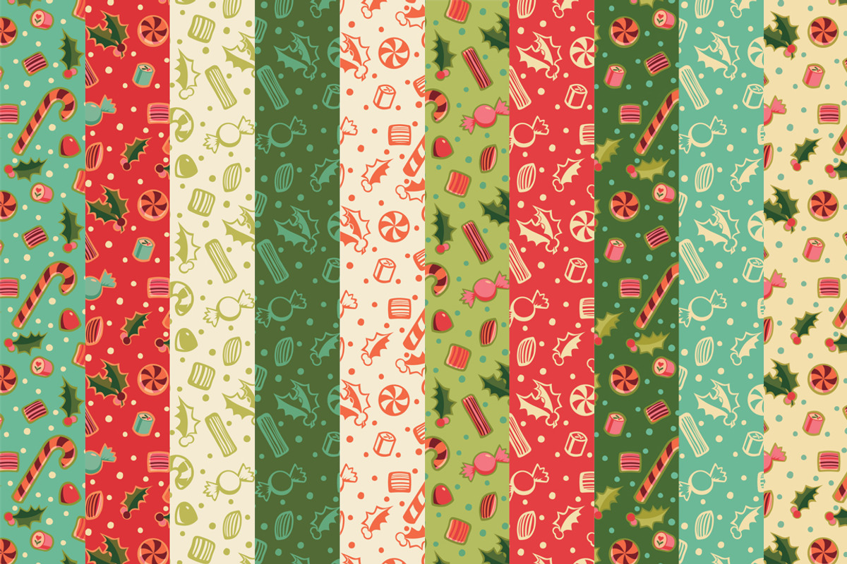 Christmas Candy Pattern, a Pattern Graphic by Cary Phillips (Photo 2 of 3)