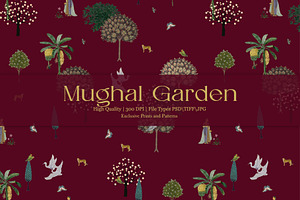 Mughal Garden Prints & Patterns