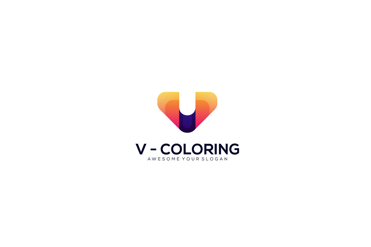 Professional Letter V gradient Logo, a Branding & Logo Template by OmerStudio