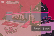 Vintage Paper texture PSD mockup, a Texture Graphic by Lisa Mill (Thumbnail 6 of 8)