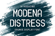 Modena Distress | Grunge Font, a Sans Serif Font by Limited.studio (Thumbnail 1 of 6)