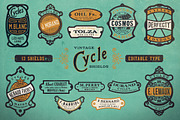 Vintage Bicycle Shields, a Graphic by Reclaimed Graphics (Thumbnail 1 of 4)