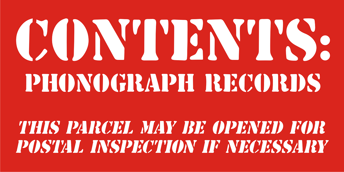Common Stencil JNL, a Serif Font by Jeff Levine Fonts (Photo 2 of 4)