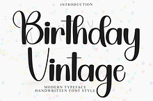 Birthday Vintage