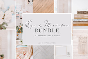 Rosé & Macramé - Styled Stock