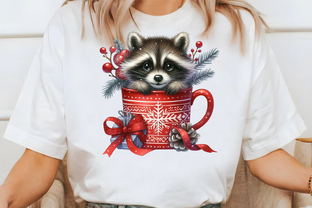 Christmas Mugs Watercolor Clipart, an Illustration by Libby Wishes (Photo 4 of 7)