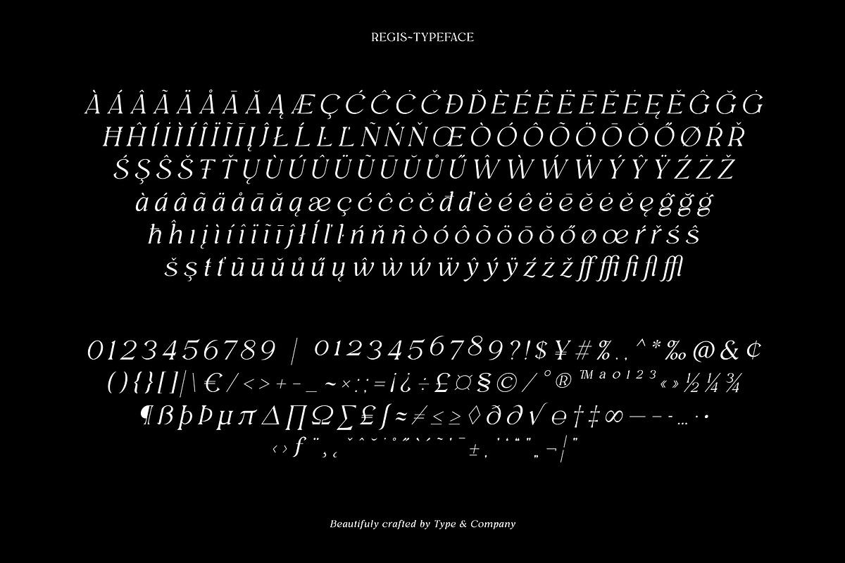 Regis | Elegant Serif Font Family, a Serif Font by Type and Co. (Photo 15 of 20)