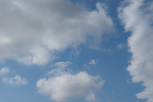 Blue sky background featuring sky, blue, and background, a Nature Photo by WorldOfPhotos