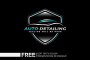 Auto Detailing Logo Design Template, a Branding & Logo Template by Nahid Hasan Nilim (Thumbnail 1 of 7)