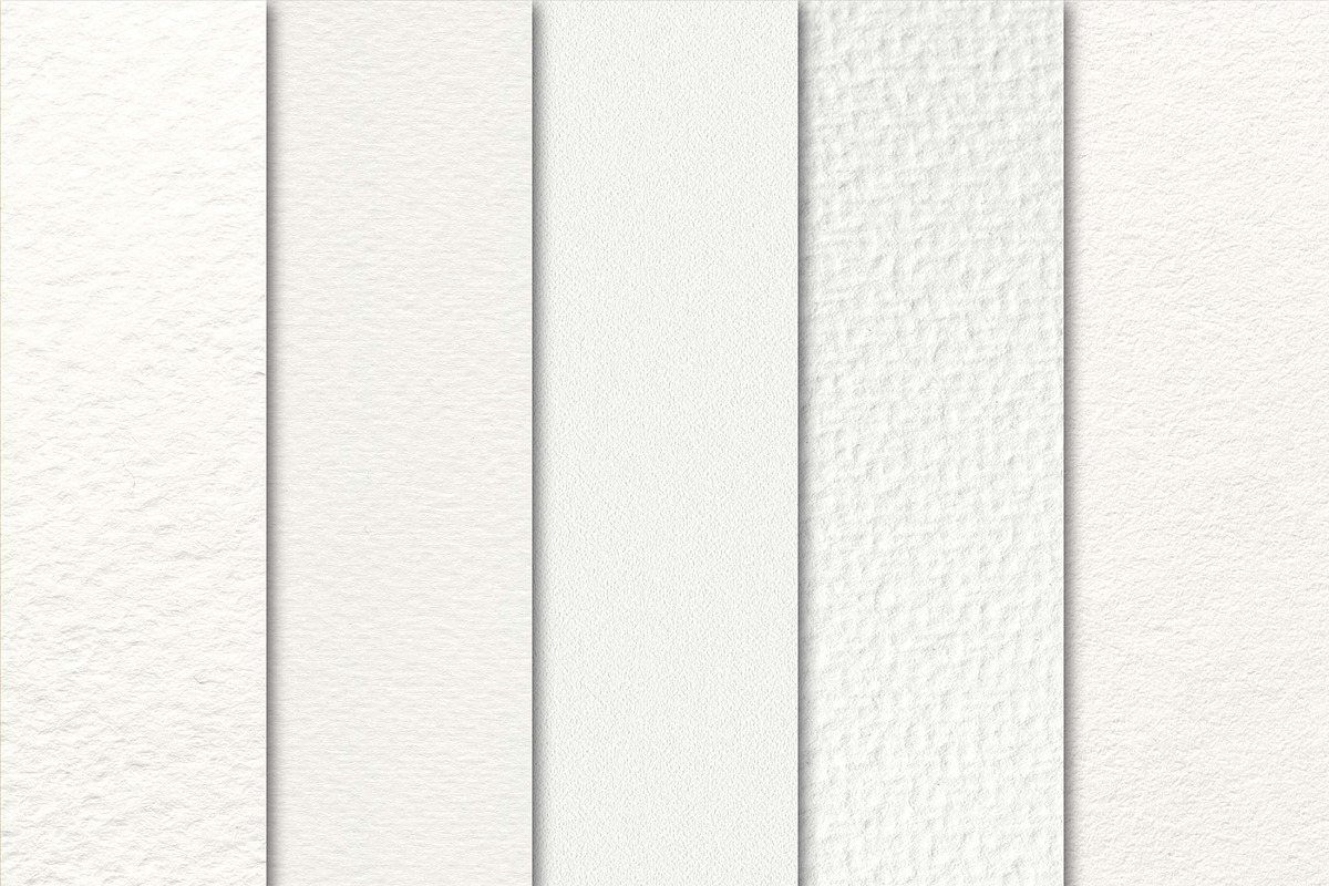 Warm White Watercolor Paper Textures