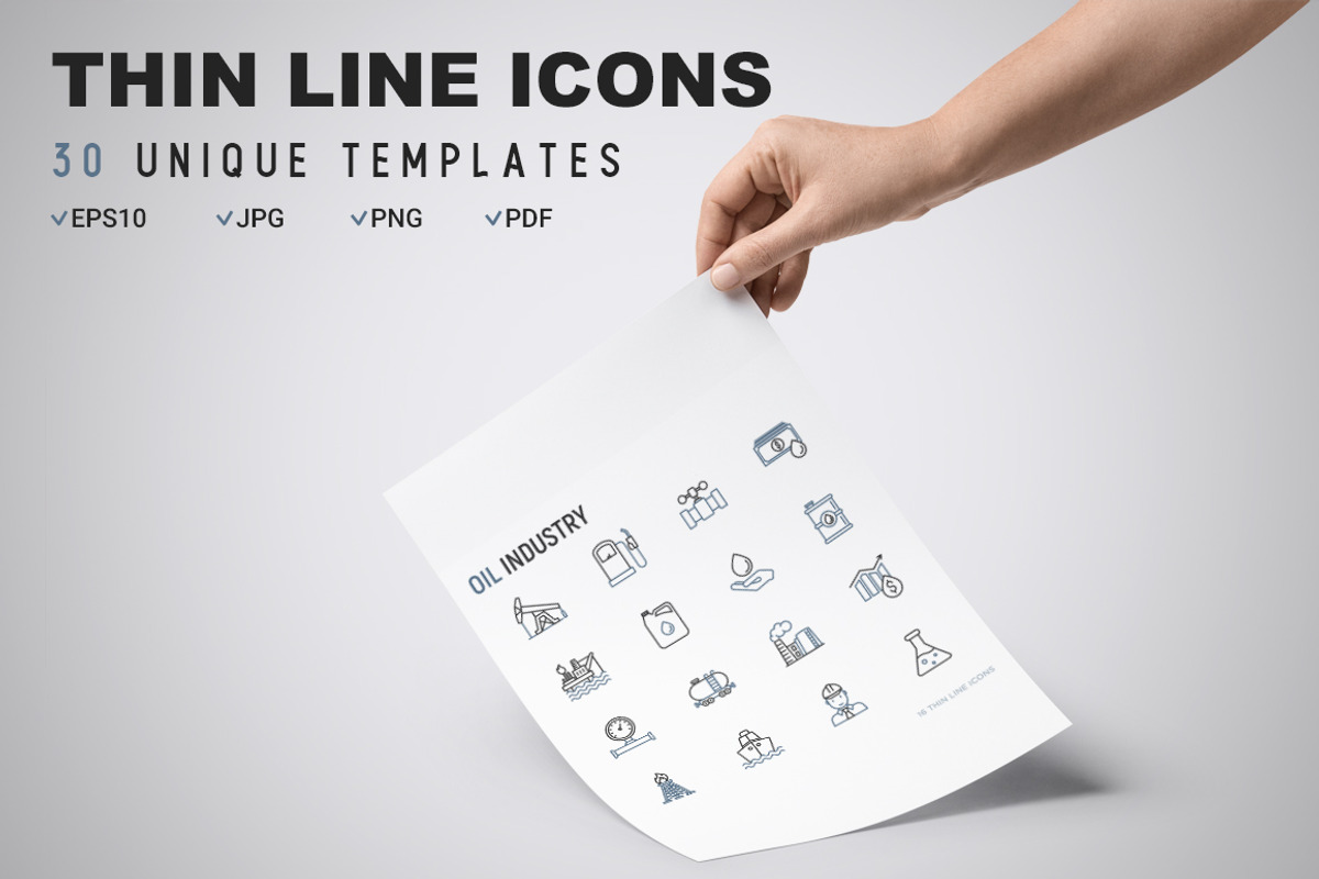 Oil Industry Icons Set | Concept, an Outline Icon by Alex Blogoodf (Photo 7 of 9)