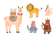 Cute animals with gifts, an Animal Illustration by Good Studio (Thumbnail 2 of 4)