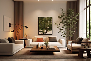 modern minimalist interior design, an Architecture Photo by Virgo Studio