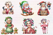 Funny Old Lady Christmas Sublimation, an Illustration by CreationArt (Thumbnail 6 of 6)