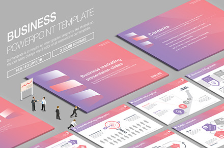 Business Powerpoint Template vol.16