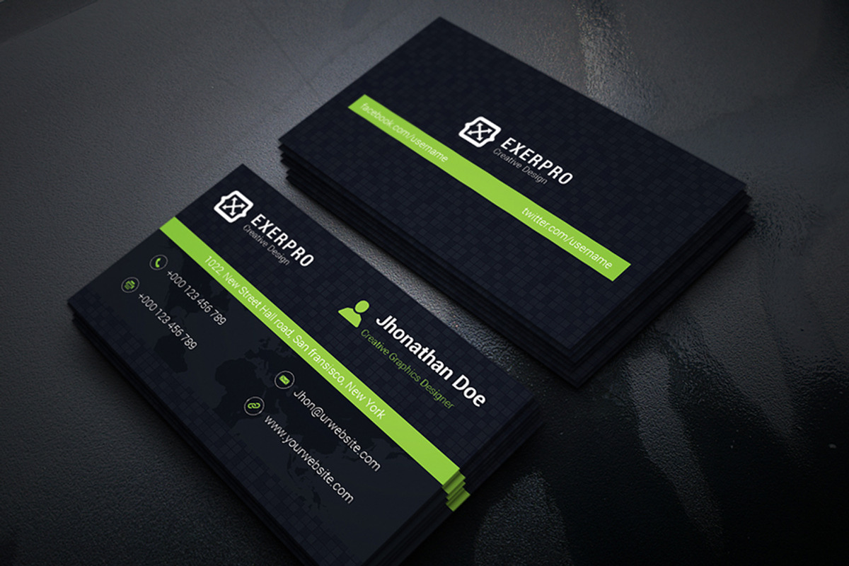 Corporate Business Card Template, a Business Card Template by Shapnochura Design Studio (Photo 2 of 4)