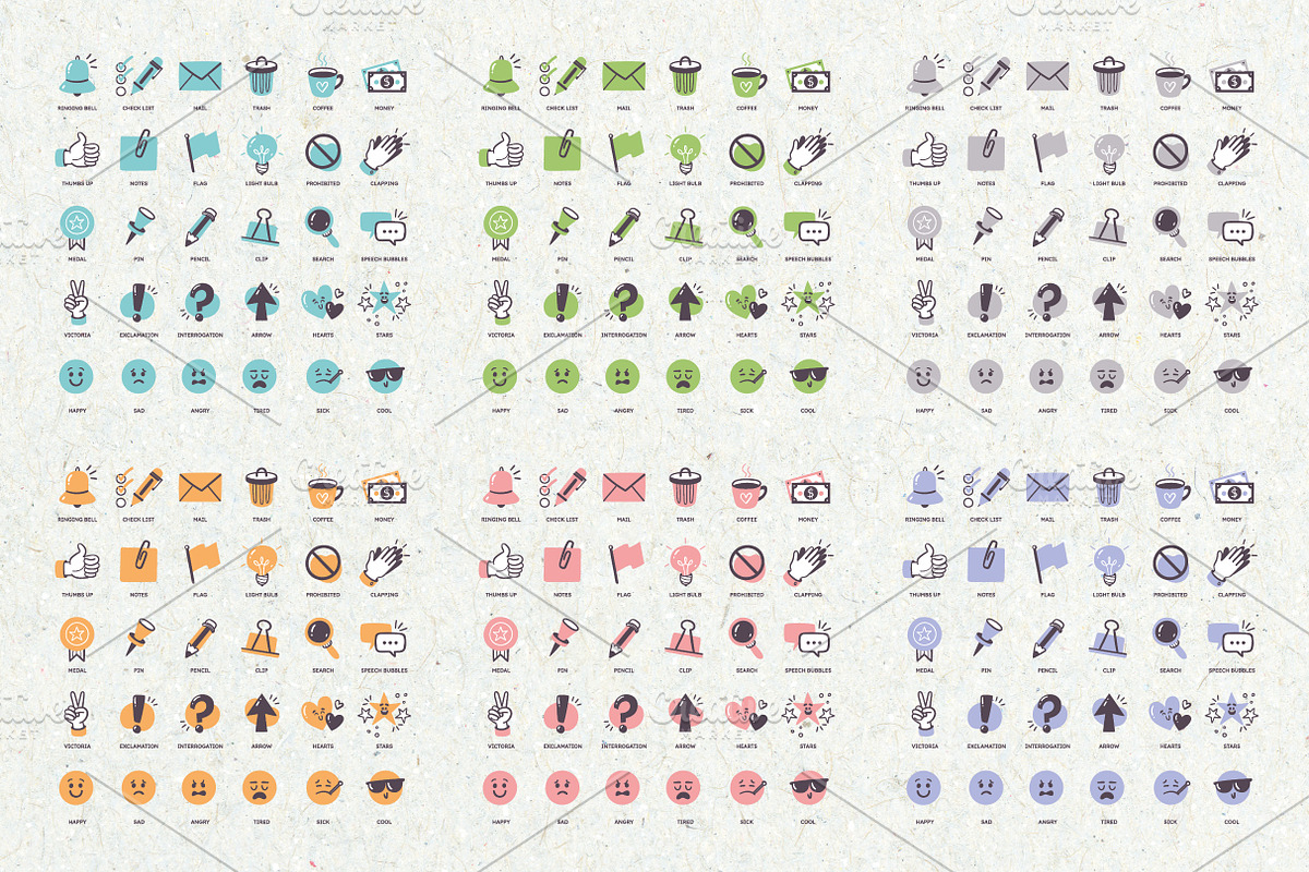 Colorful Planner Icon Set, a Duotone Icon by insemar (Photo 4 of 5)
